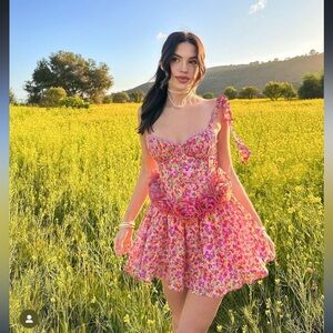 NWT For love and lemons 🍋 mini floral dress